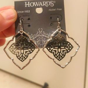 New!Howard’s jewelry nickel free silver dangle earrings Y2K Cottagecore Vintage
